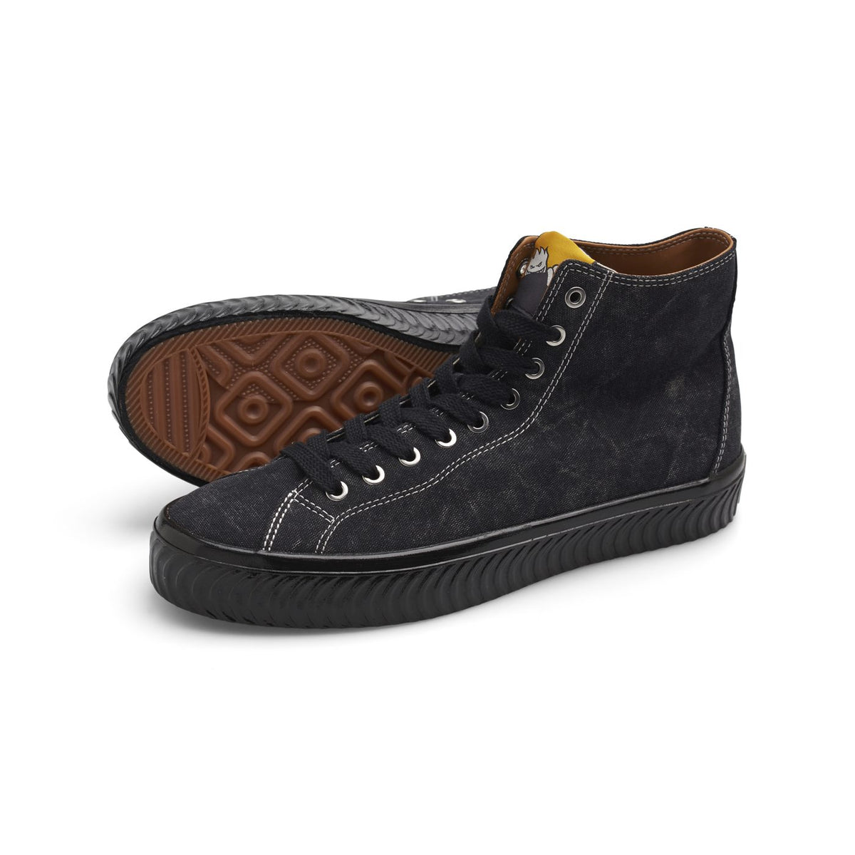 LAST RESORT AB X SPITFIRE - VM003 CANVAS HI WASHED BLACK – Rufus Macba