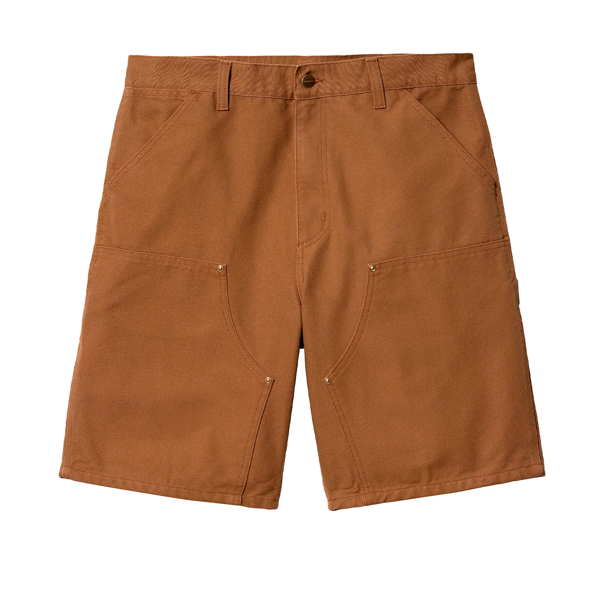 CARHARTT WIP - DOUBLE KNEE SHORT HAMILTON BROWN RINSED – Rufus Macba