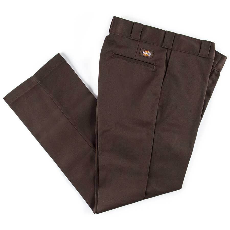 Dickies 874 チビタグ ダークブラウン 34×29 DICKIES - 874 WORK PANTS DARK BROWN – Rufus Macba