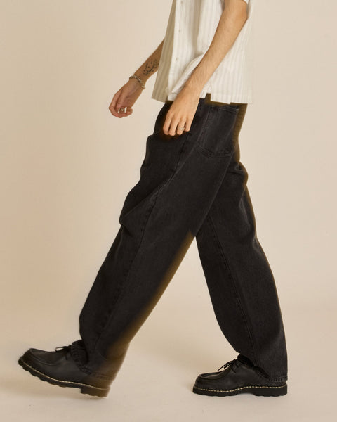 OBEY - BIGWIG BAGGY DENIM FADED BLACK