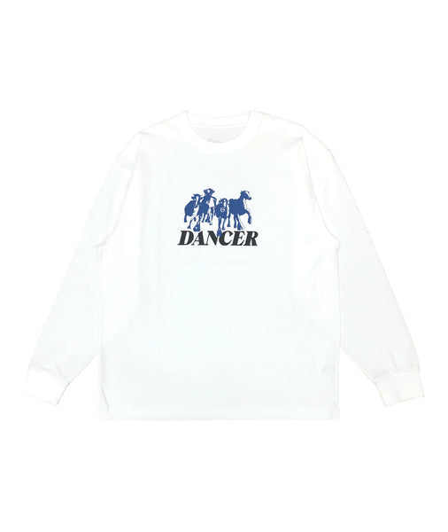 DANCER - STEP ASIDE LS TEE WHITE