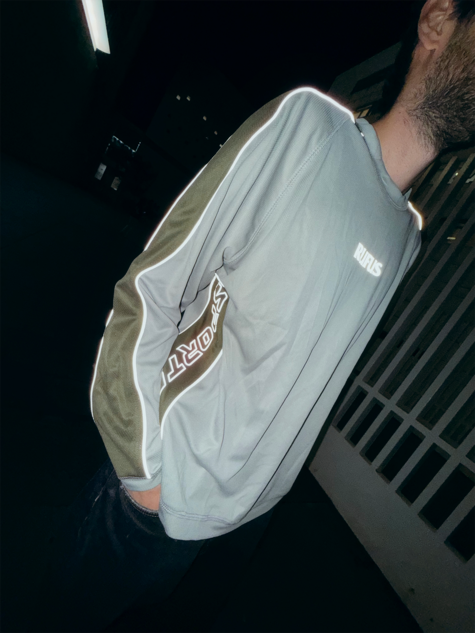 RUFUS SPORTECH TEE GREY