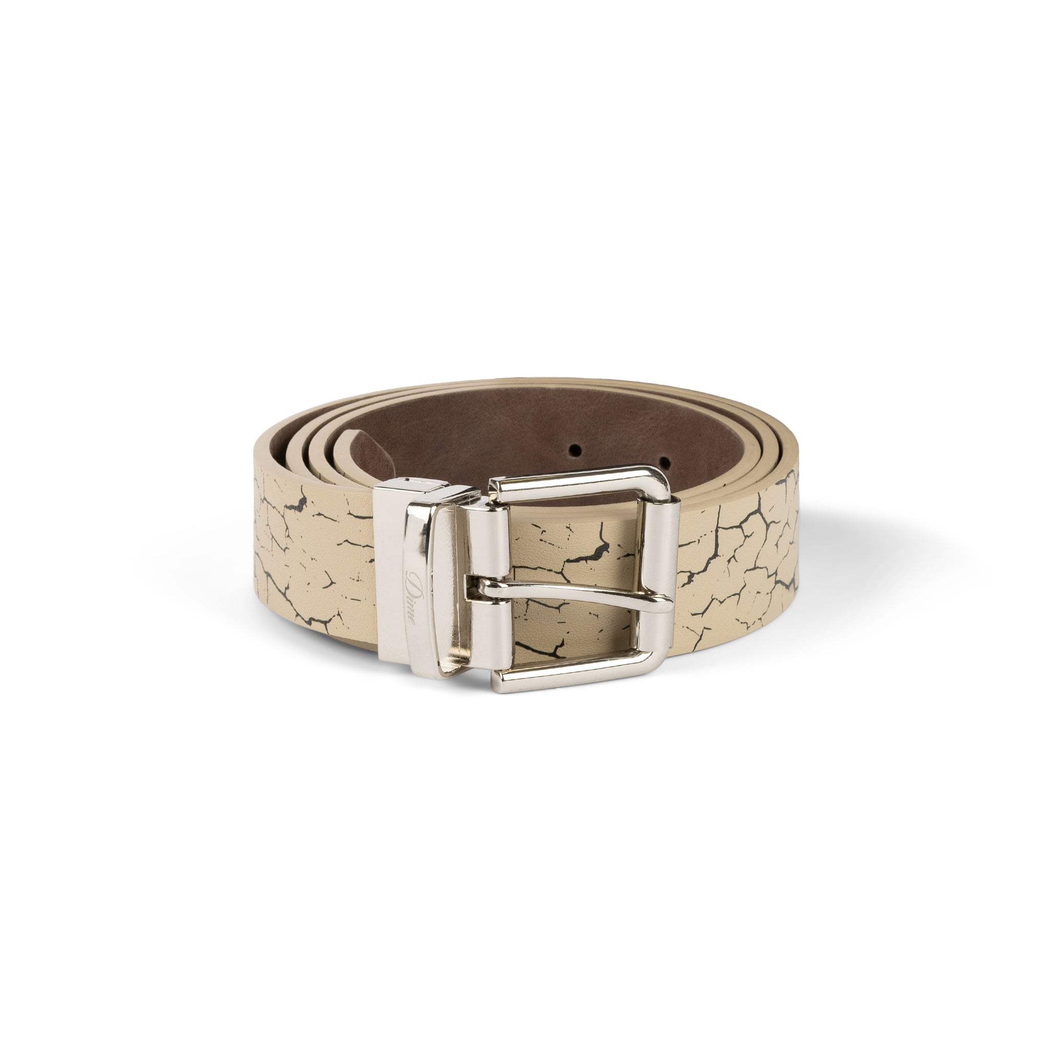 DIME - REVERSIBLE LEATHER BELT BEIGE/BROWN