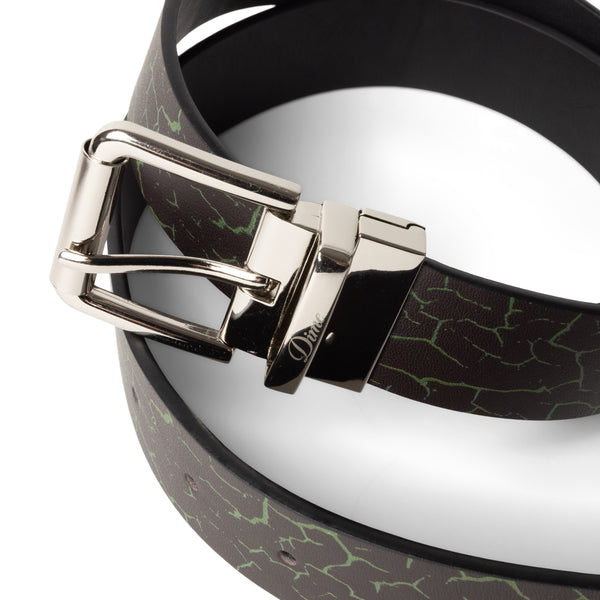 DIME - REVERSIBLE LEATHER BELT BLACK/BLACK