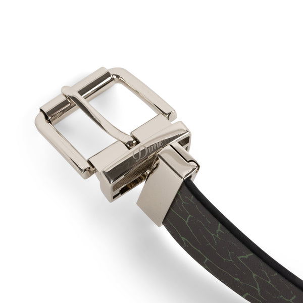 DIME - REVERSIBLE LEATHER BELT BLACK/BLACK