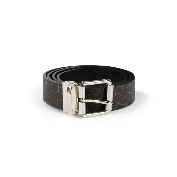 DIME - REVERSIBLE LEATHER BELT BLACK/BLACK