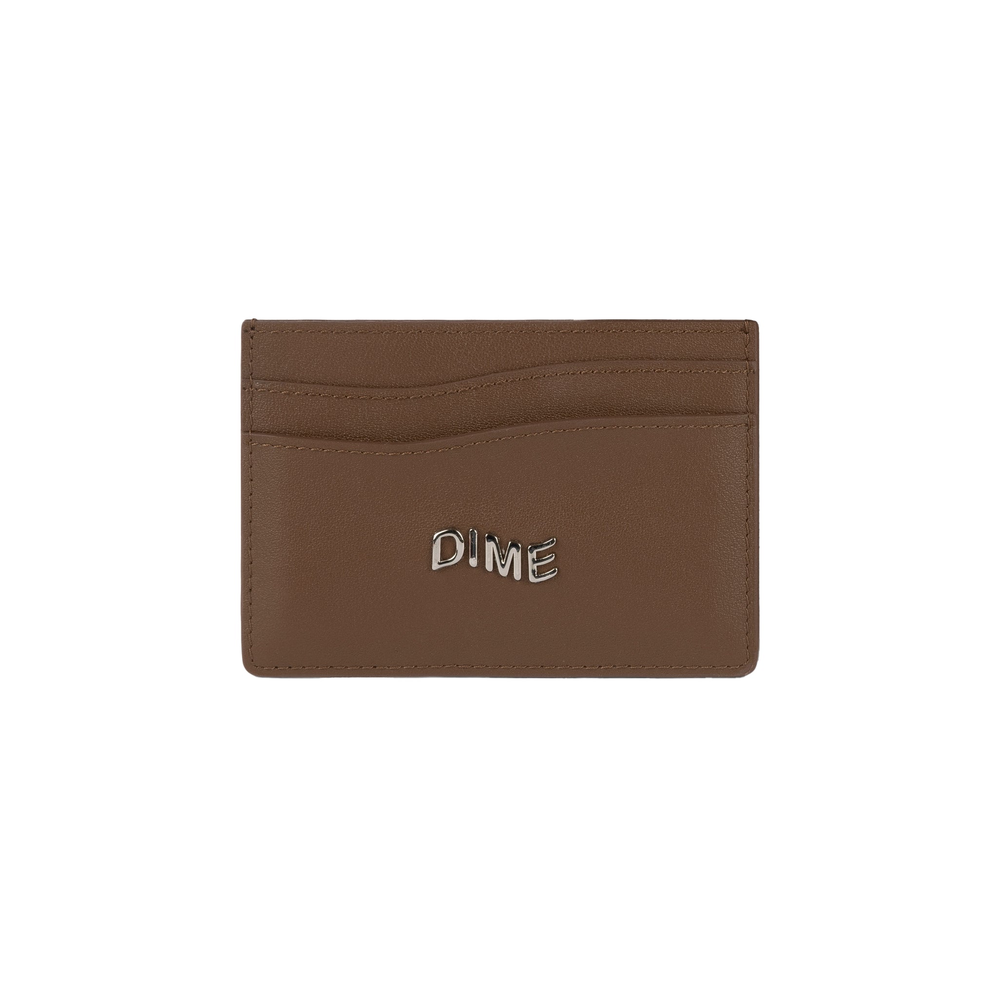 DIME - LEATHER CARDHOLDER BROWN