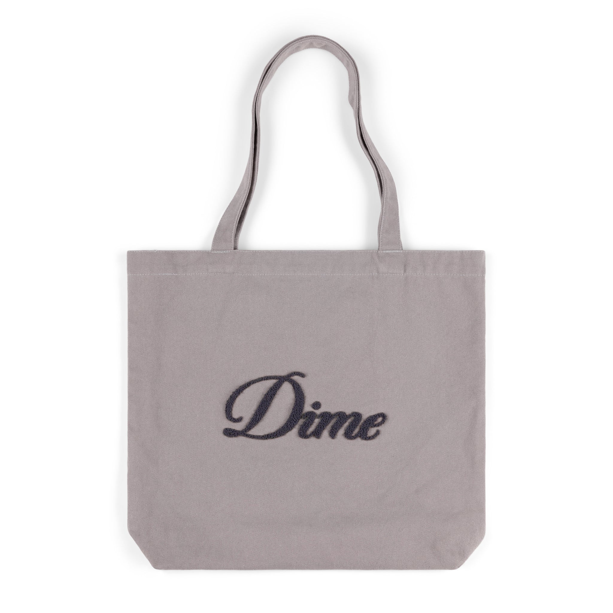DIME - CURSIVE CHENILLE TOTE BAG CONCRETE