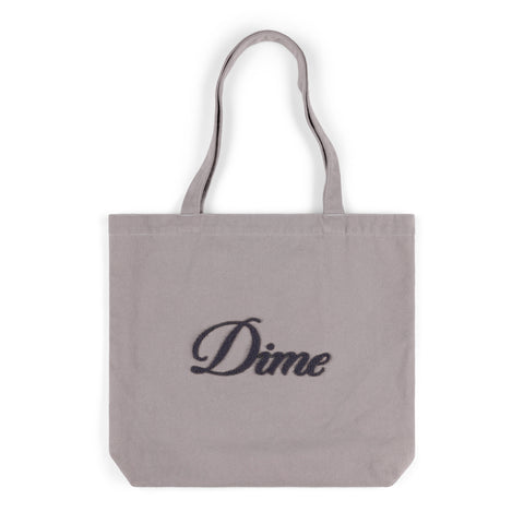DIME - CURSIVE CHENILLE TOTE BAG CONCRETE