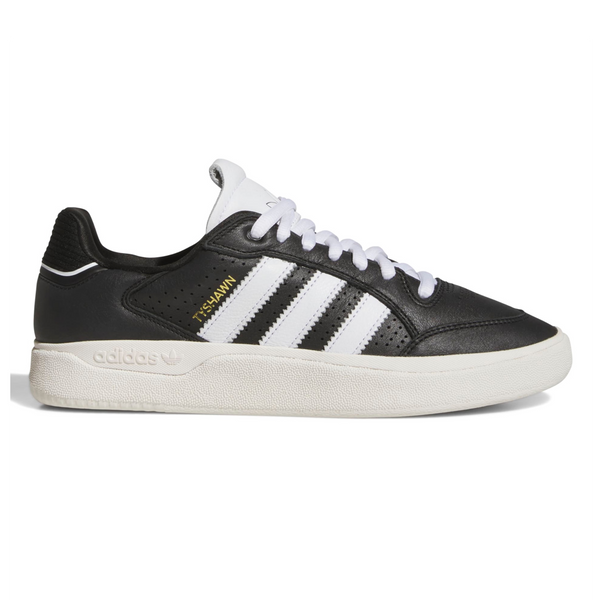 ADIDAS SKATEBOARDING - TYSHAWN LOW BLACK/WHITE/BLACK LEATHER
