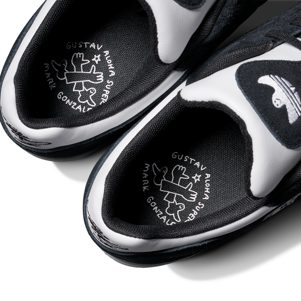 ADIDAS SKATEBOARDING - ALOHA SUPER GUSTAV TONNESEN CORE BLACK / BLACK / CHALK WHITE