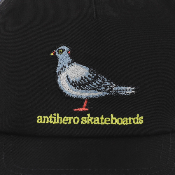 ANTIHERO - LIL PIGEON SNAPBACK BLACK