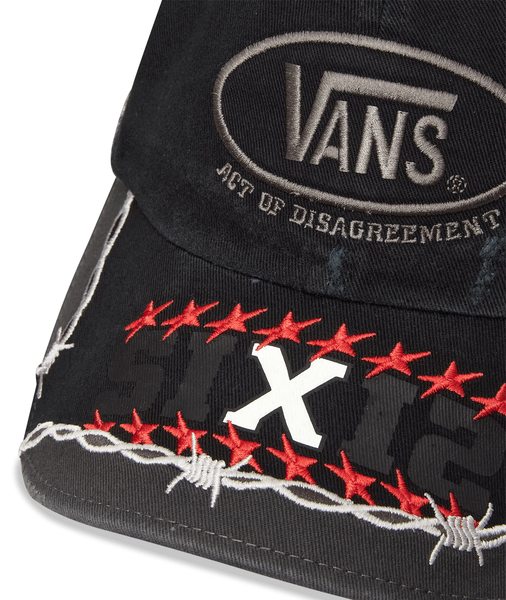 VANS PRO - ACT OF DISAGREEMENT BARBER WIRE CAP WASHED BLACK