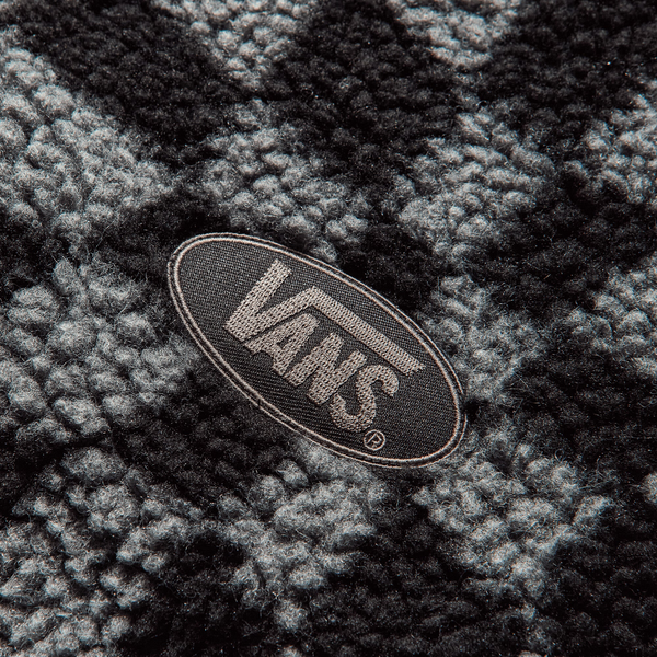 VANS PRO - ACT OF DISAGREEMENT RELIEF CHECK FLEECE JACKET SMOKED PEARL