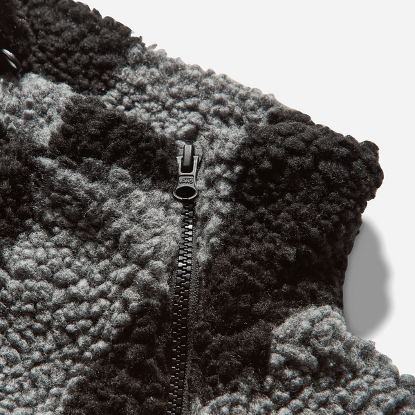 VANS PRO - ACT OF DISAGREEMENT RELIEF CHECK FLEECE JACKET SMOKED PEARL