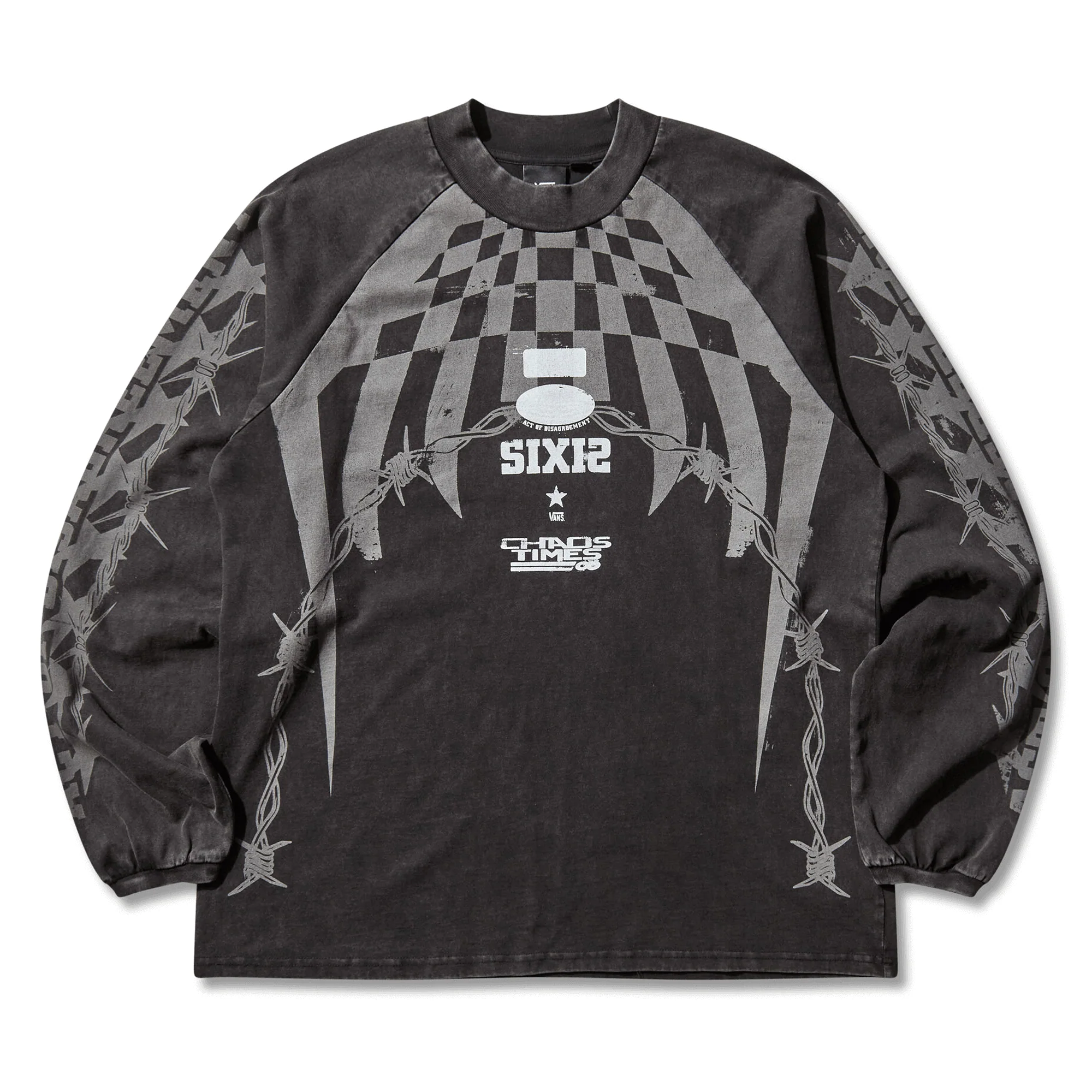 VANS PRO - ACT OF DISAGREEMENT HAZARD LS T-SHIRT BLACK