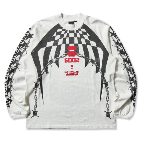 VANS PRO - ACT OF DISAGREEMENT HAZARD LS T-SHIRT WHITE