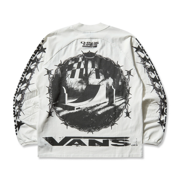 VANS PRO - ACT OF DISAGREEMENT HAZARD LS T-SHIRT WHITE