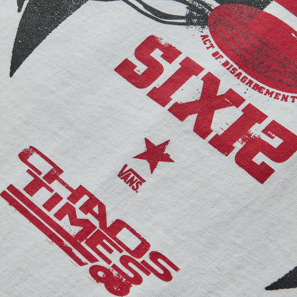 VANS PRO - ACT OF DISAGREEMENT HAZARD LS T-SHIRT WHITE