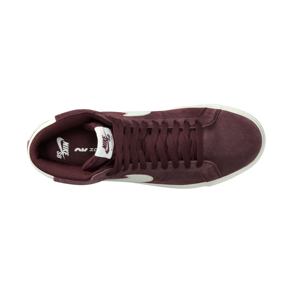 NIKE SB - BLAZER MID BURGUNDY CRUSH/SUMMIT WHITE