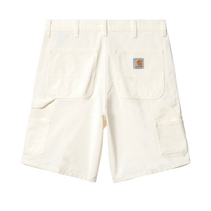 CARHARTT WIP - DOUBLE KNEE SHORT WAX STONE WASHED