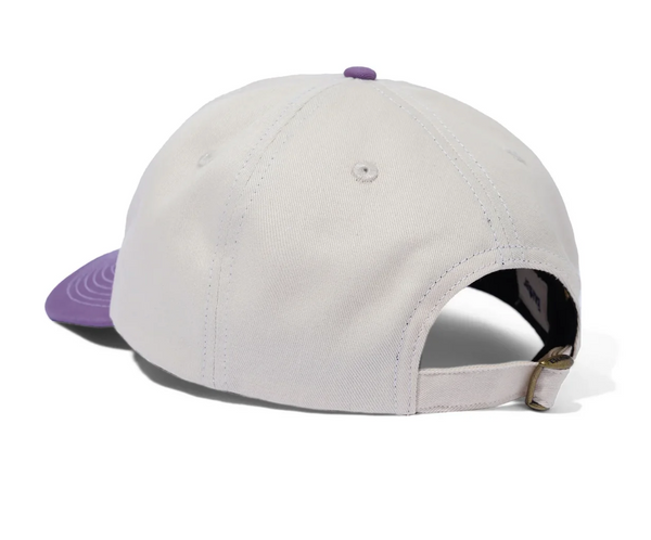 BUTTER GOODS - BREAKER 6 PANEL CAP NATURAL / GRAPE