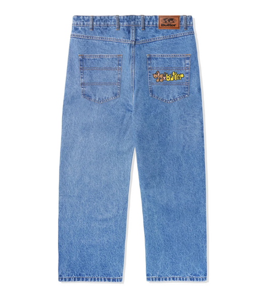 BUTTER GOODS - POOCH RELAXED DENIM JEANS WASHED INDIGO