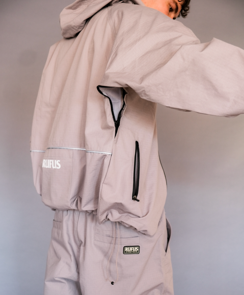 RUFUS SPORTECH TRACKSUIT JACKET GREY