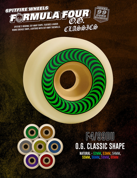 SPITFIRE - F4 / CONICAL OG CLASSIC 99 DURO