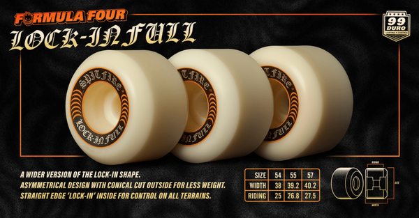 SPITFIRE - F4 / LOCK-INS FULLS 99 DURO