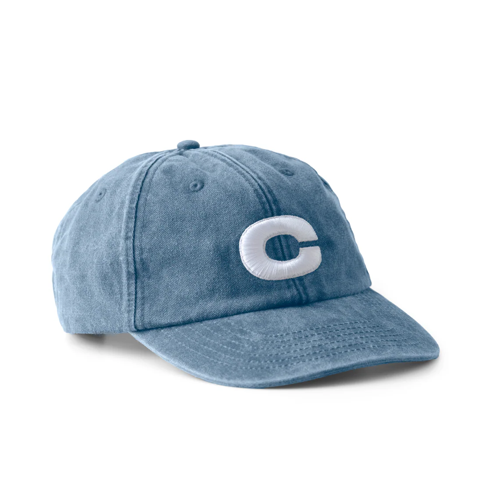 CLEAVER SKATEBOARDS - "C" DAD HAT WASHED BLUE