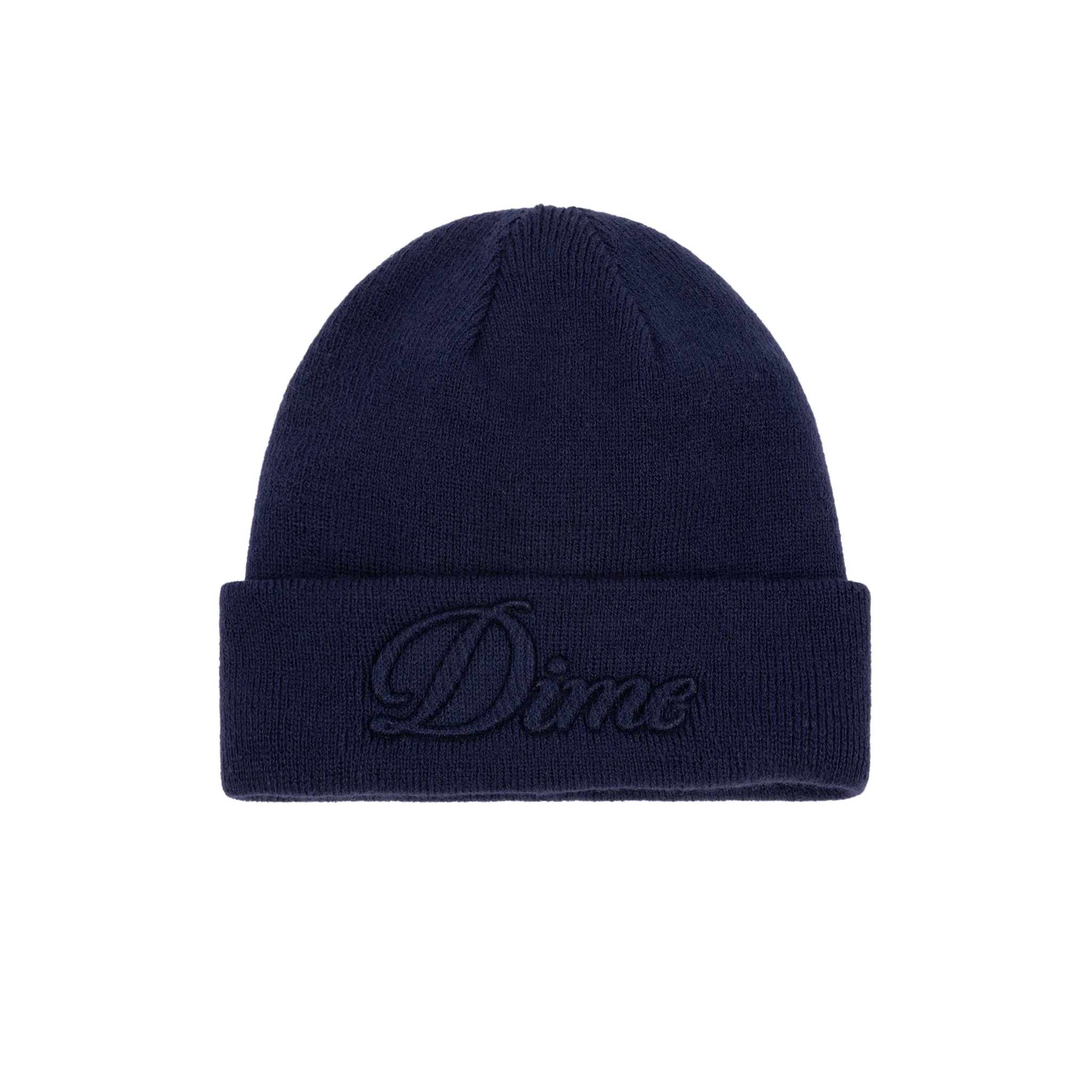 DIME - CURSIVE FOLD BEANIE NAVY