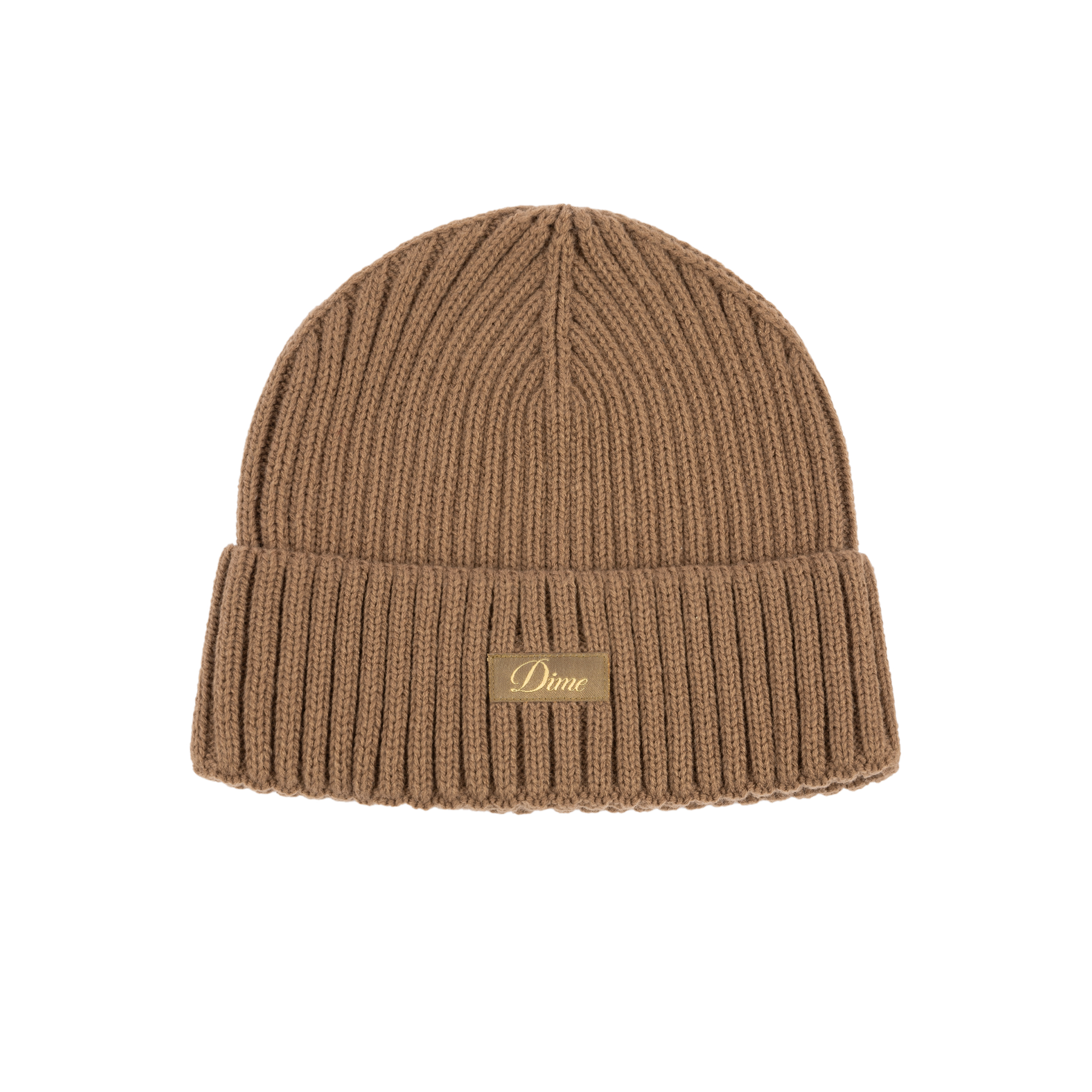 DIME - CURSIVE RIB BEANIE COFFEE