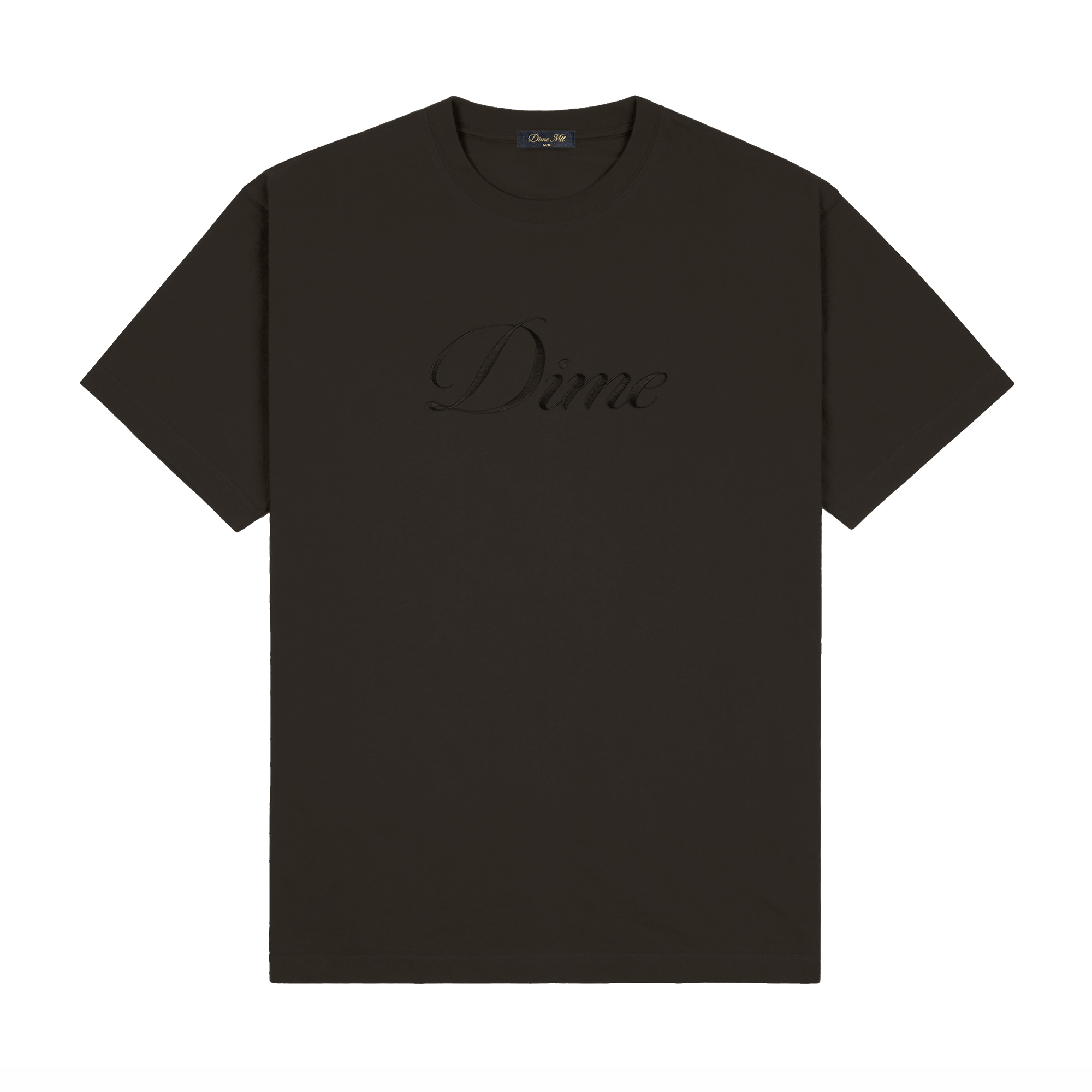 DIME - CURSIVE T-SHIRT VINTAGE BLACK