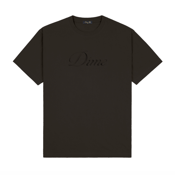 DIME - CURSIVE T-SHIRT VINTAGE BLACK