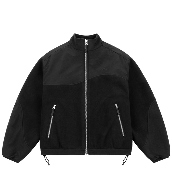 DIME - HEAVYWEIGHT FLEECE JACKET BLACK