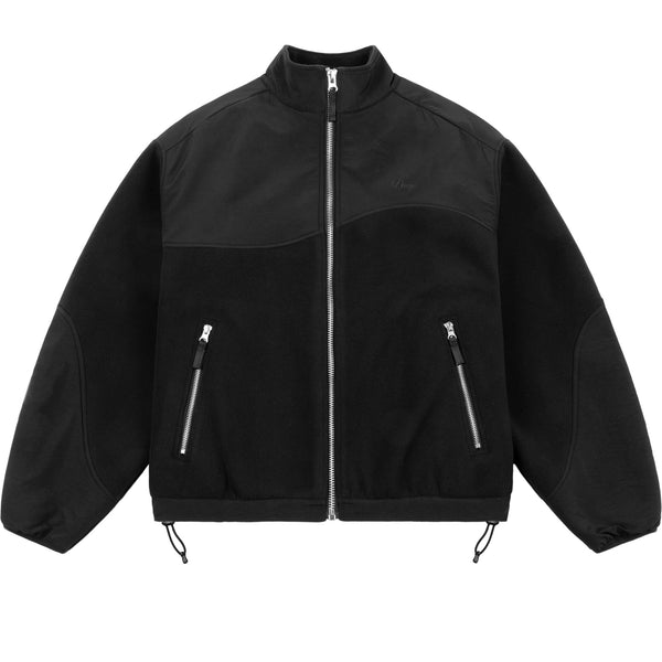 DIME - HEAVYWEIGHT FLEECE JACKET BLACK