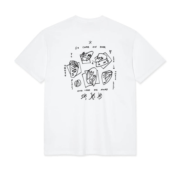 POLAR SKATE CO. - DREAMS WE DREAM TEE WHITE