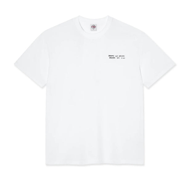 POLAR SKATE CO. - DREAMS WE DREAM TEE WHITE