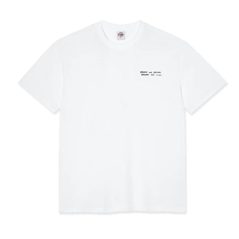 POLAR SKATE CO. - DREAMS WE DREAM TEE WHITE