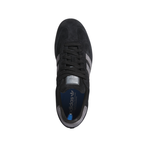 ADIDAS SKATEBOARDING - SAMBA ADV BLACK/SILVER SUEDE