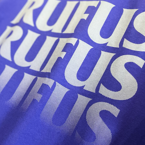 RUFUS - SUMMER SCRIPT TEE BLUE