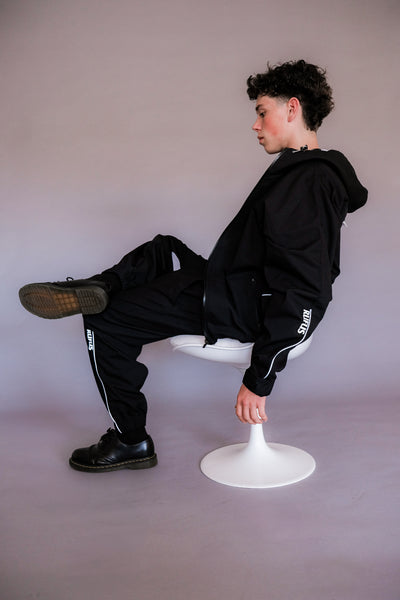 RUFUS SPORTECH TRACKSUIT PANTS BLACK