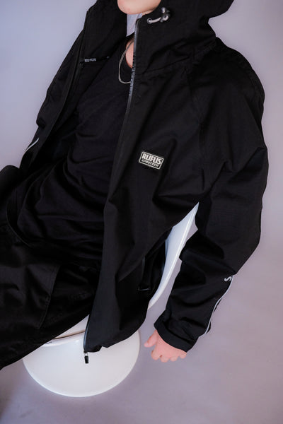 RUFUS SPORTECH TRACKSUIT JACKET BLACK