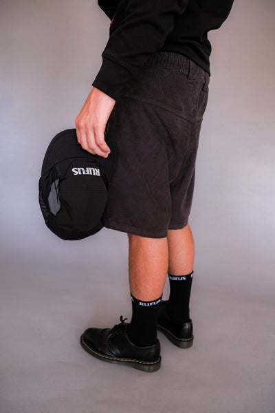 RUFUS SPORTECH SCRIPT CAP BLACK