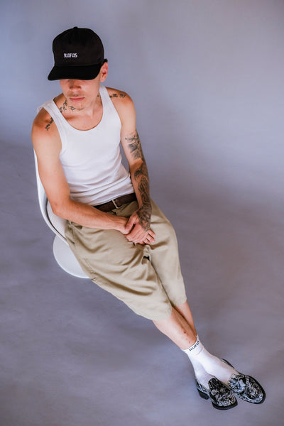 RUFUS - SCRIPT CAP BLACK NEW