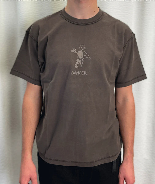 DANCER - OG LOGO TEE INSIDE OUT BROWN