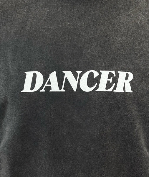 DANCER - ITALIC LOGO TEE WASHED BLACK
