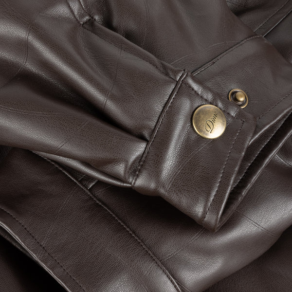 DIME - DEBOSSED WAVY JACKET BROWN