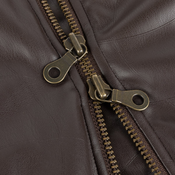 DIME - DEBOSSED WAVY JACKET BROWN